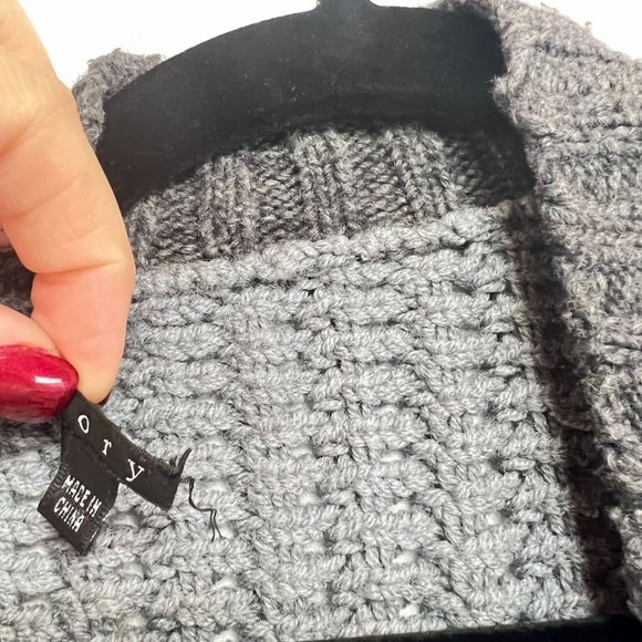 Theory Gray Knit Cardigan - Picture 7 of 9